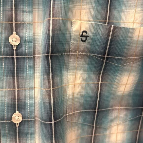 Stetson Cotton Shirt - XL - blue & white - Picture 8 of 10